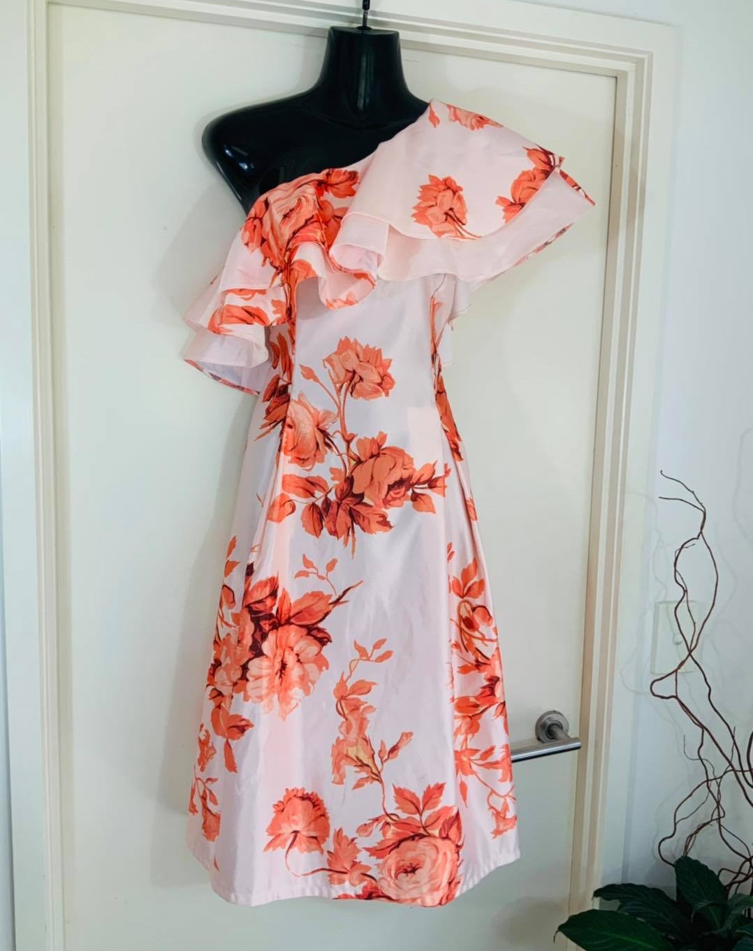 True Violet One shoulder Dress