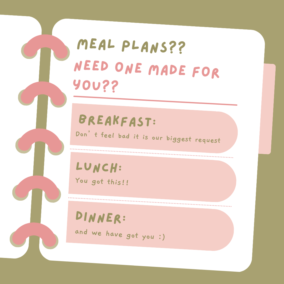 Personalised Meal Plan Consultations