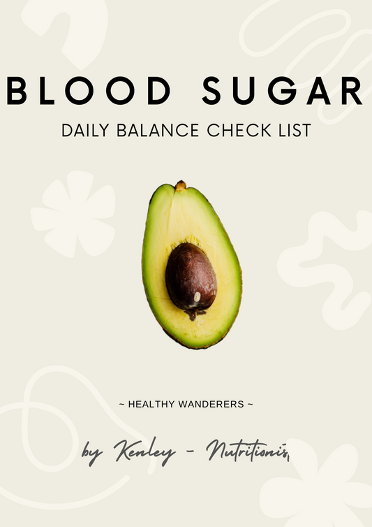 Blood Sugar Check list